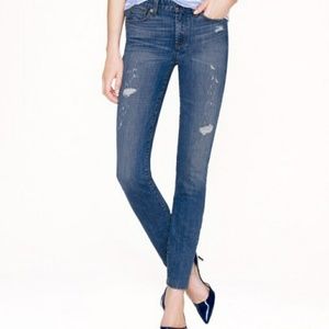 J Crew Midrise Toothpick jeans 30 regular